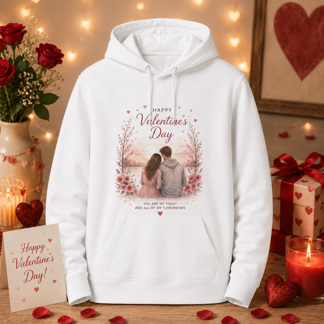 Valentines Day Sublimation Hoodie